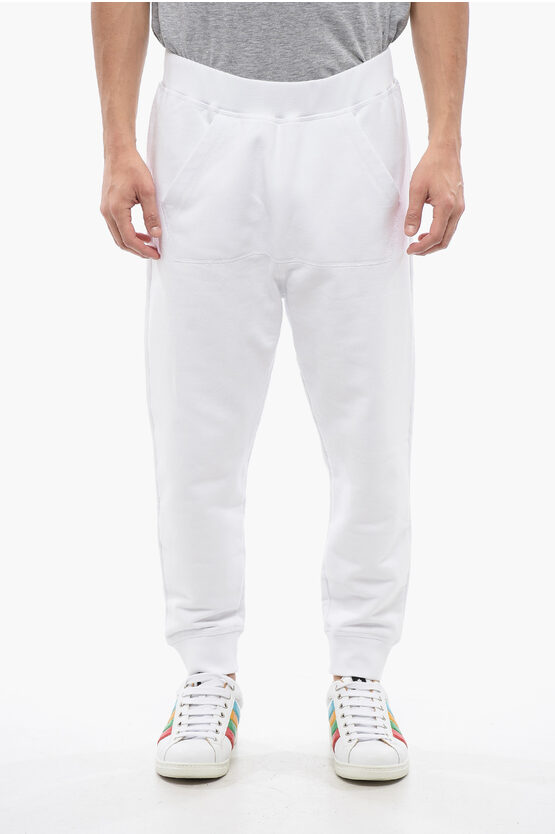 Shop Dsquared2 Relax Fit Brushed Cotton Joggers