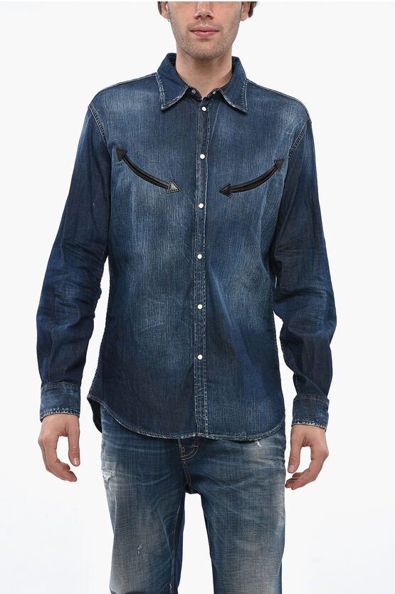 Dsquared2 Relax Fit Denim Dan Shirt In Blue
