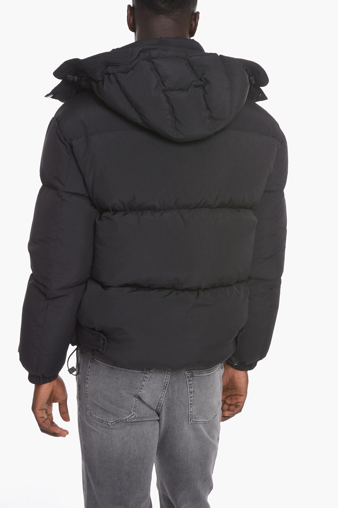 Diesel Removable Hood W-ROLF-NW Padded UNISEX Jacket unisex men women ...