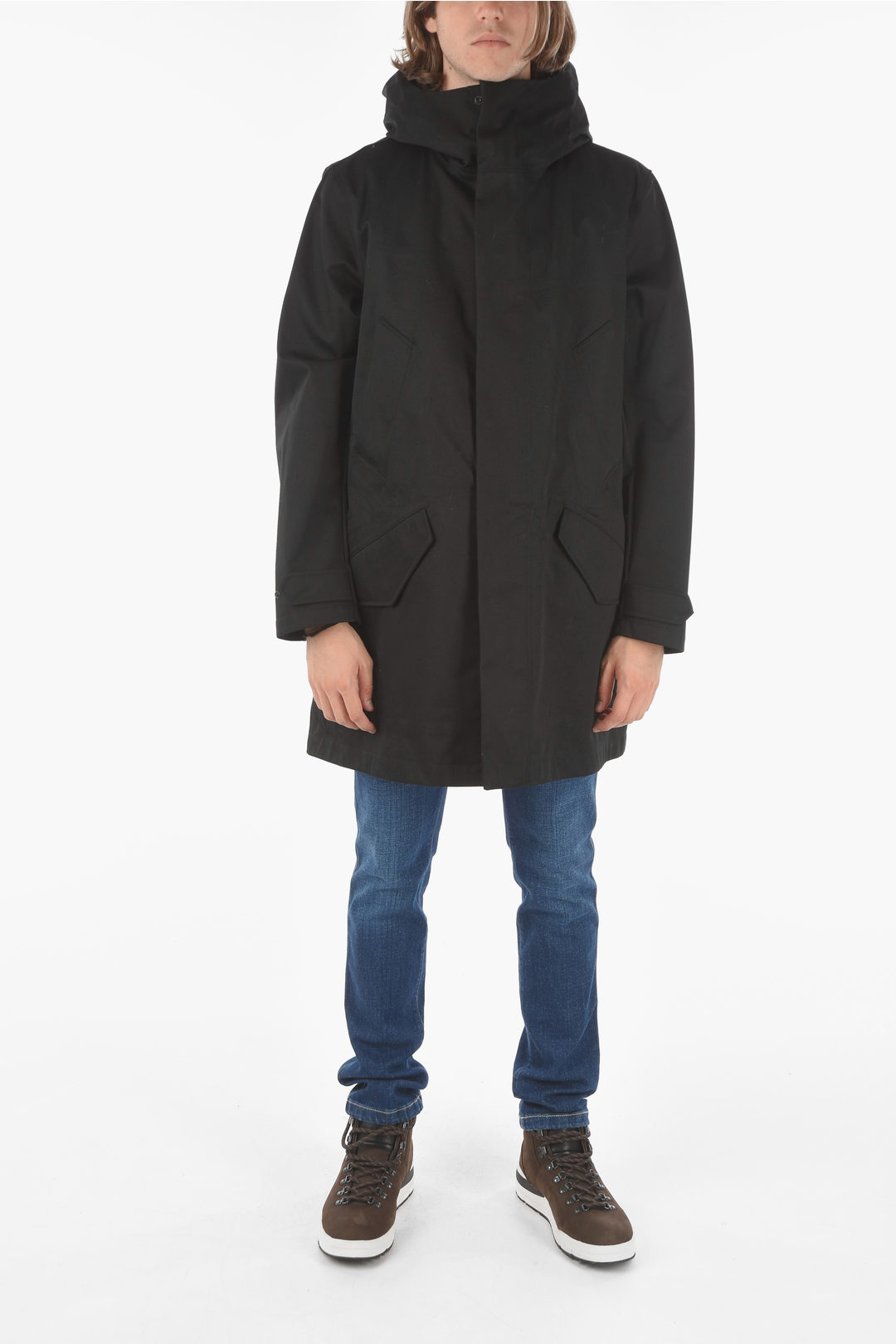 Woolrich removable inner 3IN1 FISHTAIL parka men - Glamood Outlet