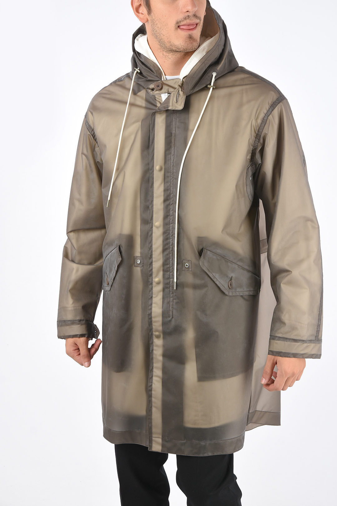 Gezichtsveld Bijproduct Kampioenschap Helmut Lang Removable Raincoat Over-Sized Parka men - Glamood Outlet