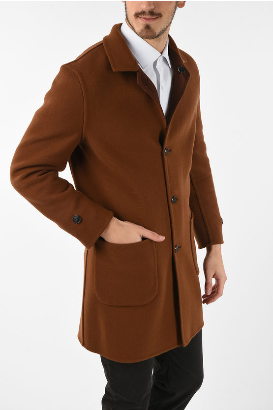 Corneliani Reversible balmacaan coat men - Glamood Outlet
