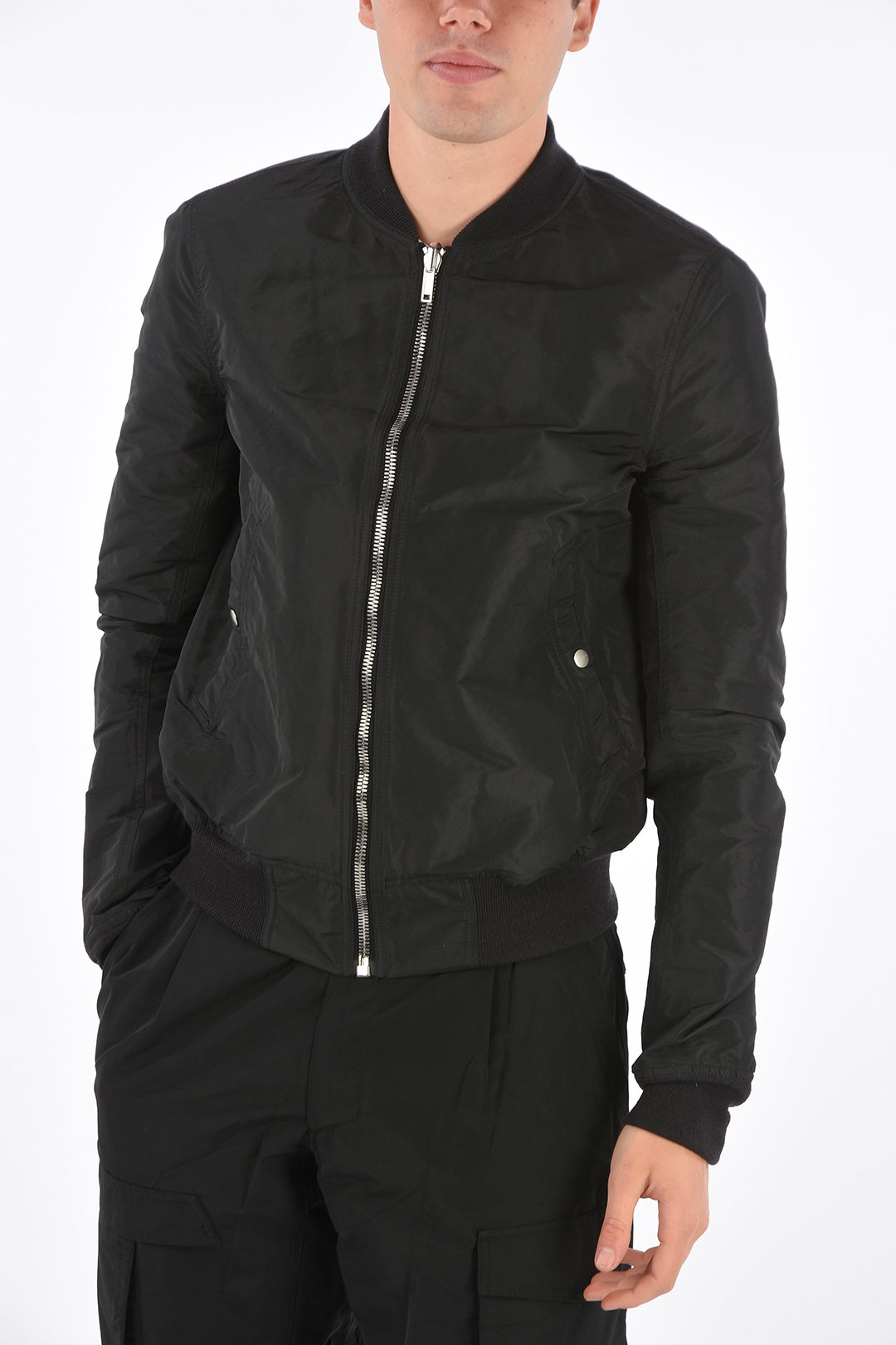 ジャケット・アウター Rick Owens reversible bomber jacket Reversible Flight Bomber in Black/Black Plaid – SVRN