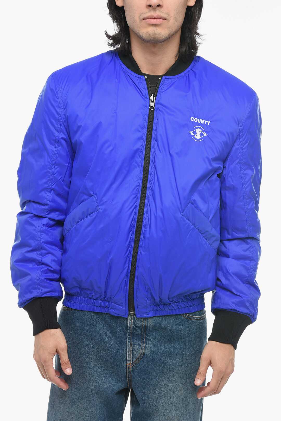 Reversible Design CROSS Padded Bomber Jacket