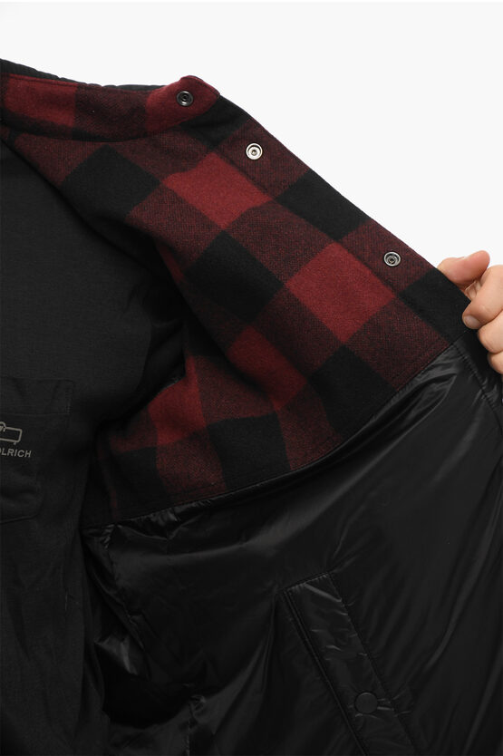 Woolrich Reversible Down Jacket with Snap Buttons men - Glamood Outlet