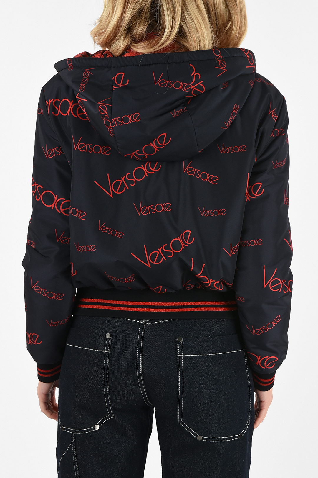 Versace Reversible Hooded Bomber Jacket 