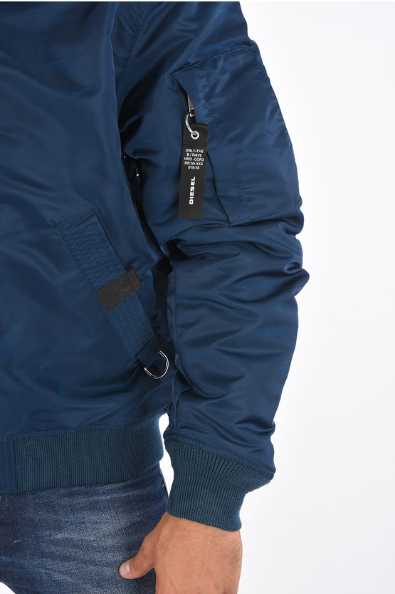 ジャケット・アウター DIESEL J-ROSS-NEW LOGO-REV M A08714 MA-1 ジャケット・アウター DIESEL J-ROSS-NEW LOGO-REV M A08714 MA