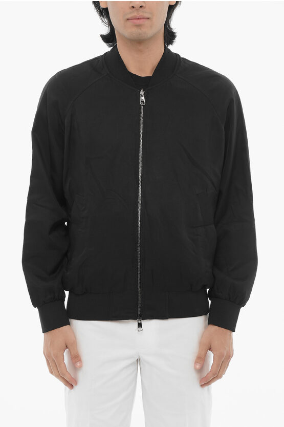 Shop Neil Barrett Reversible Lighweight Bomber Jacket