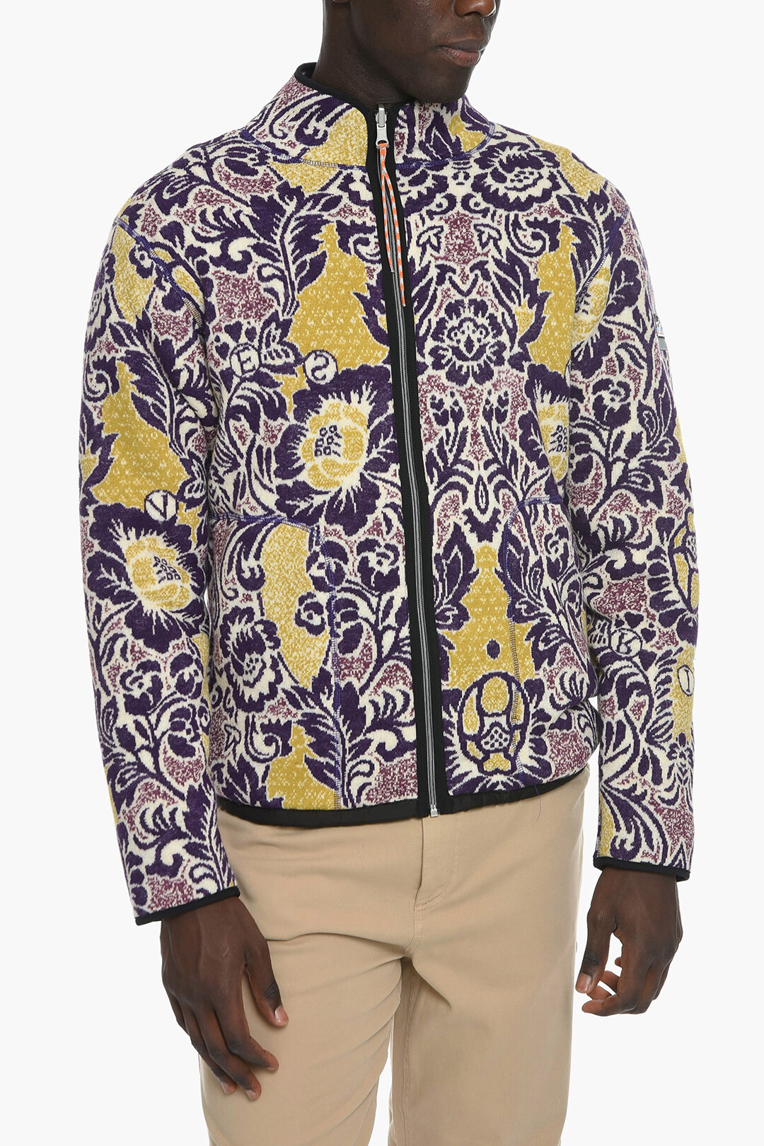 Aries Reversible Teddy Bomber jacket with Floral Pattern men - Glamood ...