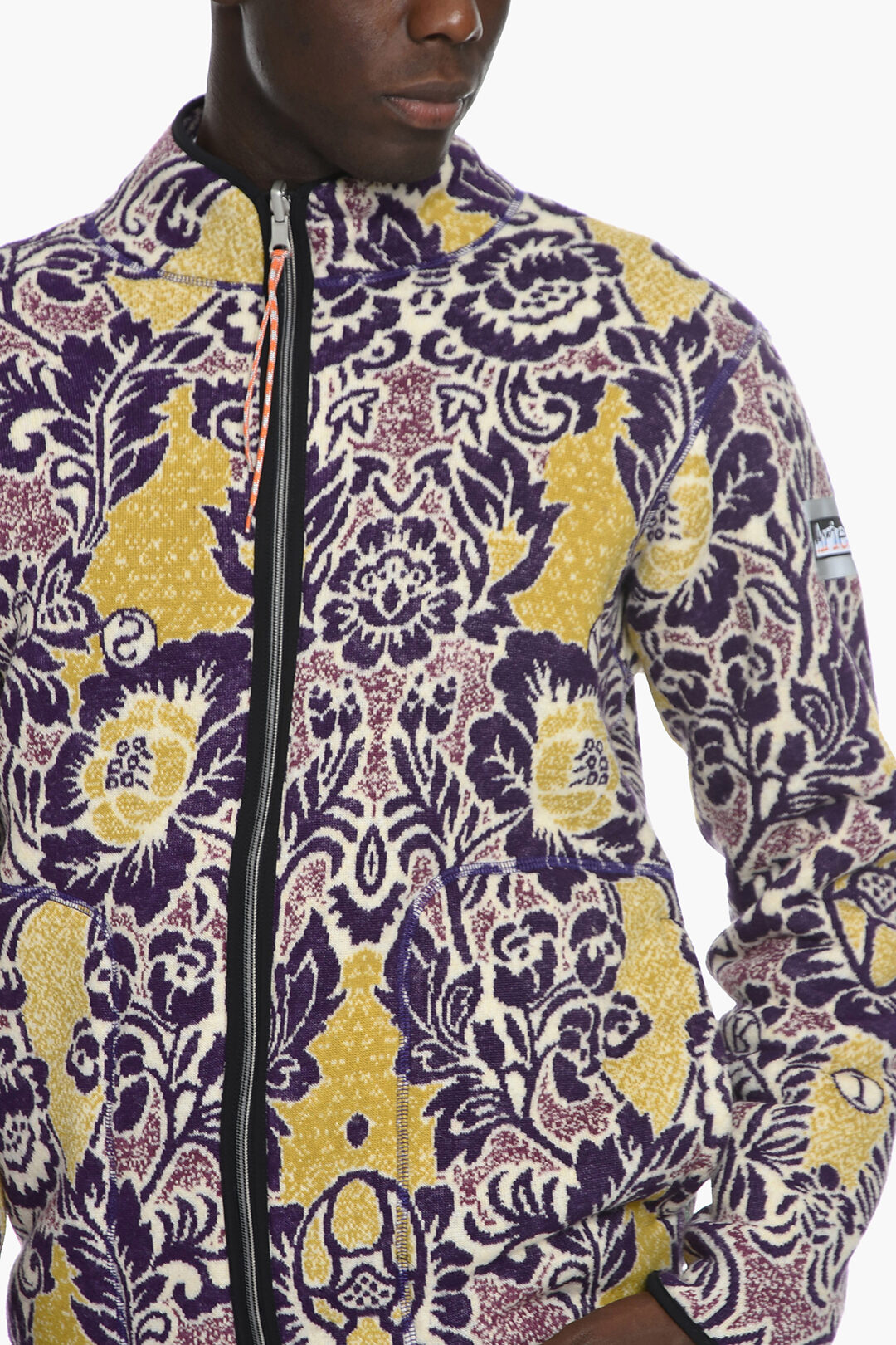 Aries Reversible Teddy Bomber jacket with Floral Pattern men - Glamood ...