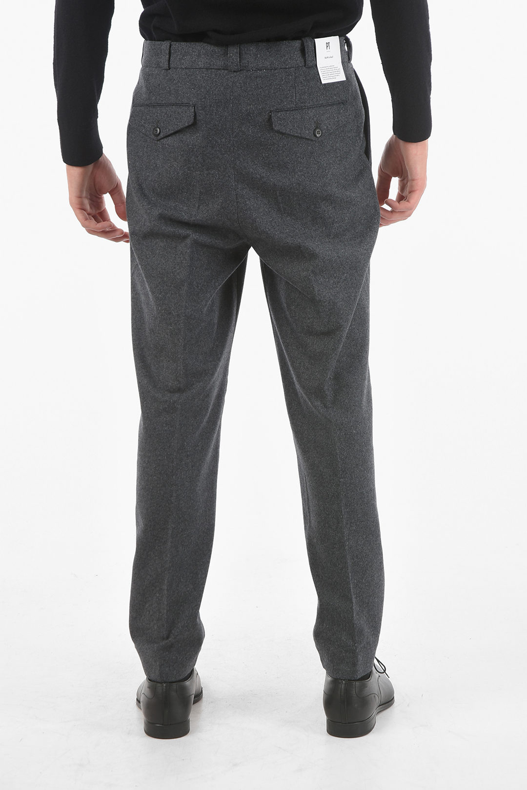 PT01 REWORKED Woolblend THE REPORTER Doublepleated Chino Pants men