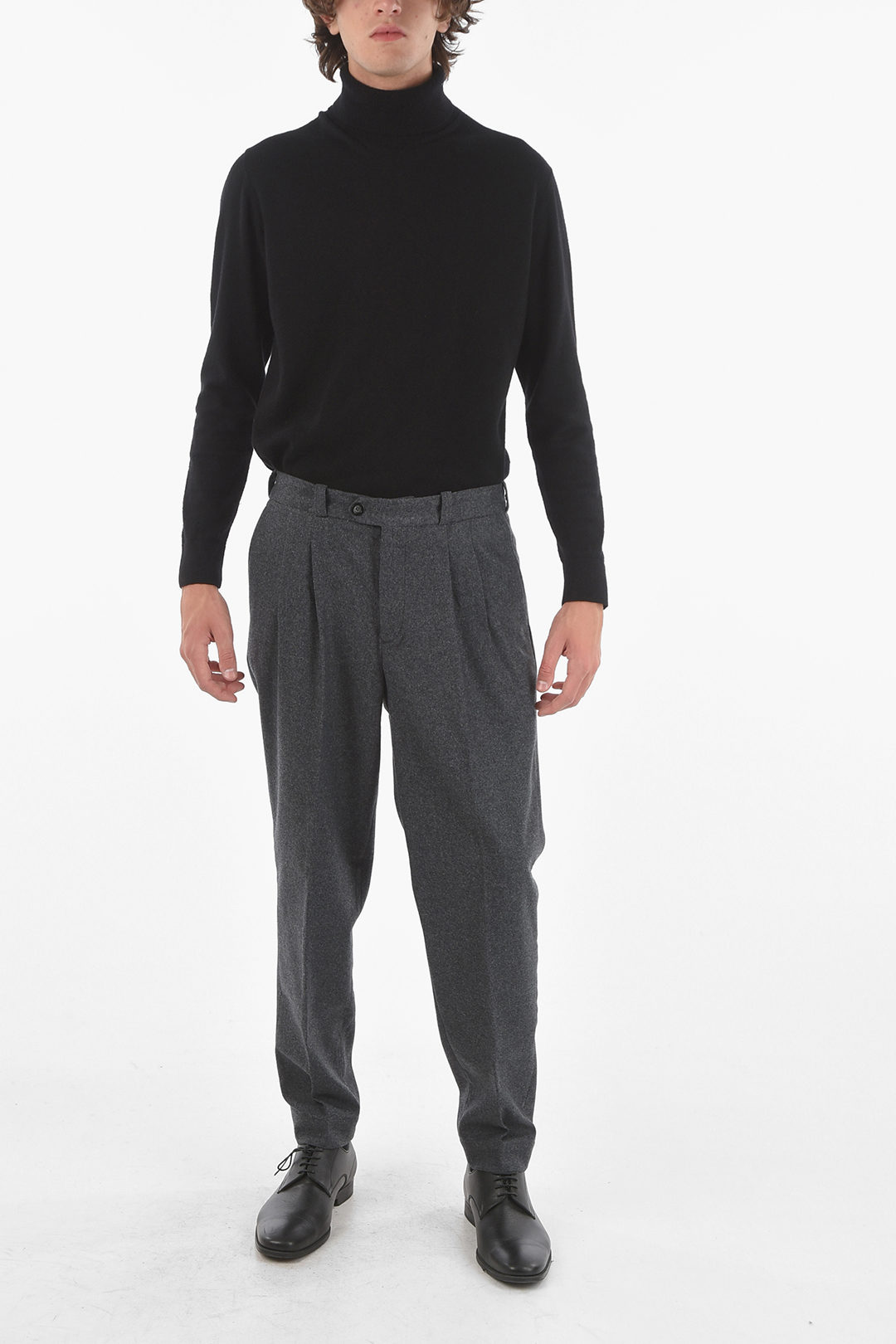 PT01 REWORKED Woolblend THE REPORTER Doublepleated Chino Pants men