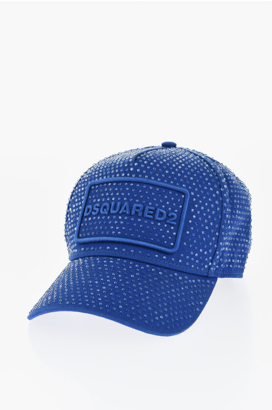 Rhinestone Cap With… - image