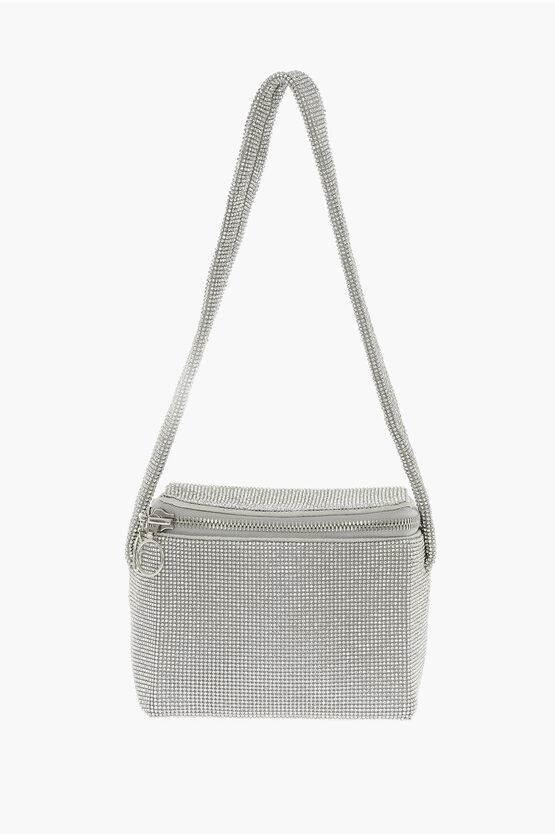 Kara Crystal-embellished Mesh Cooler Bag