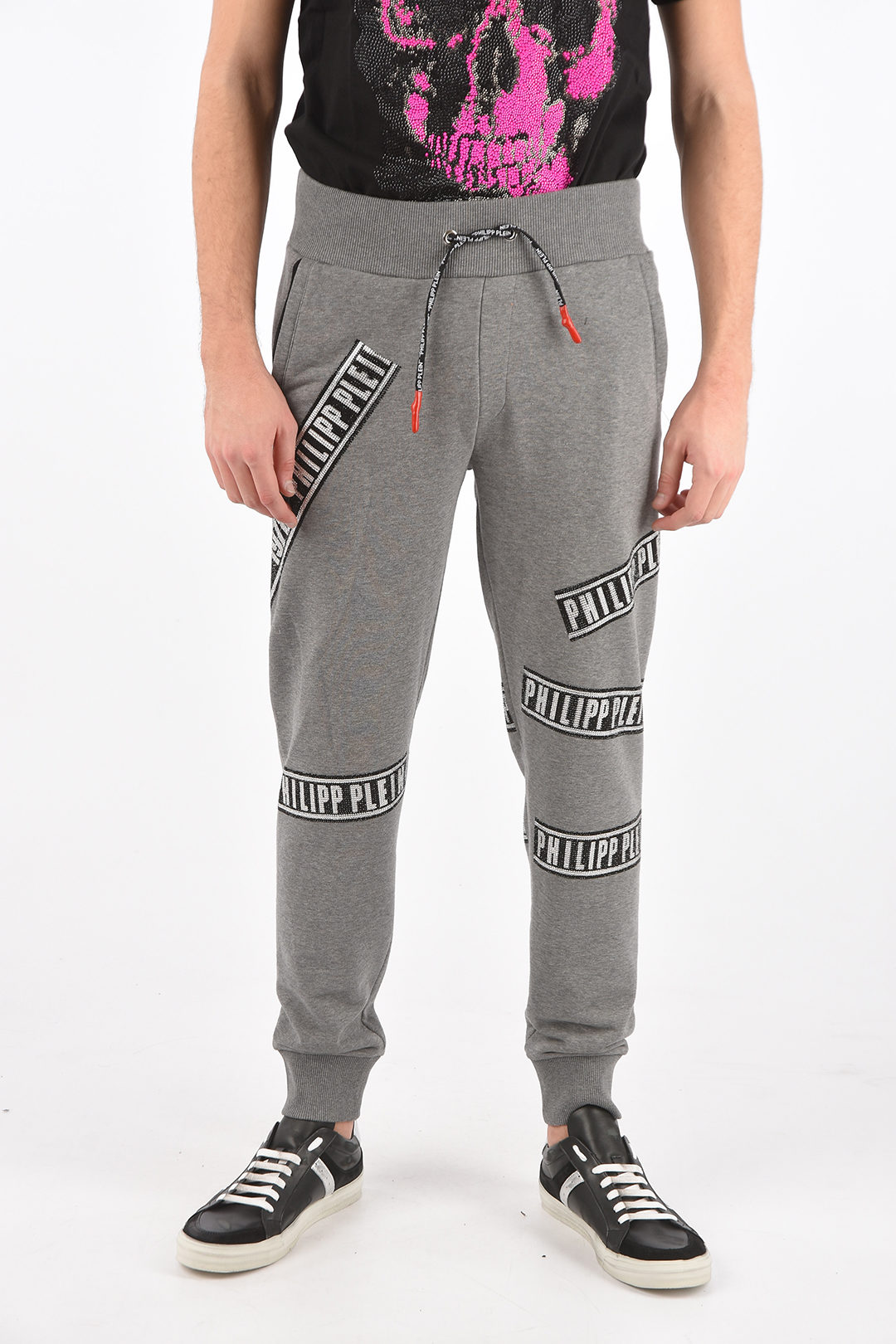 Philipp Plein Rhinestone Embellished Sweatpants men - Glamood Outlet