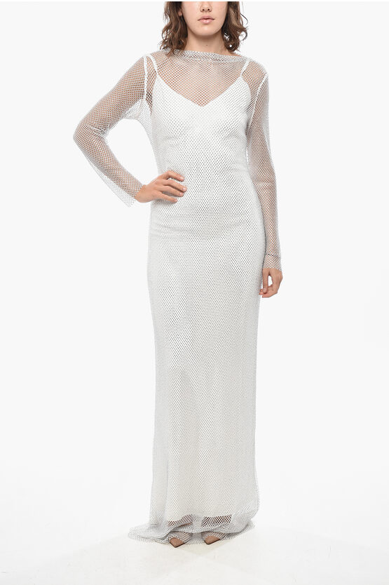 Rhinestoned Net Car… - image