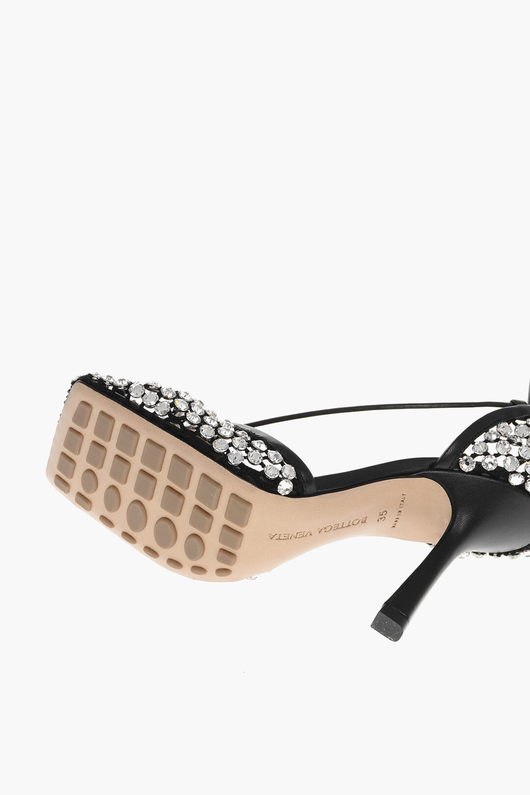 Bottega Veneta Rhinestoned WEB SPARKLE Mesh Pumps 10cm women