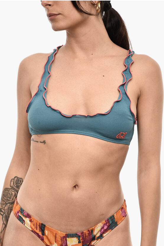 Ribbed Bandeau Biki… - image