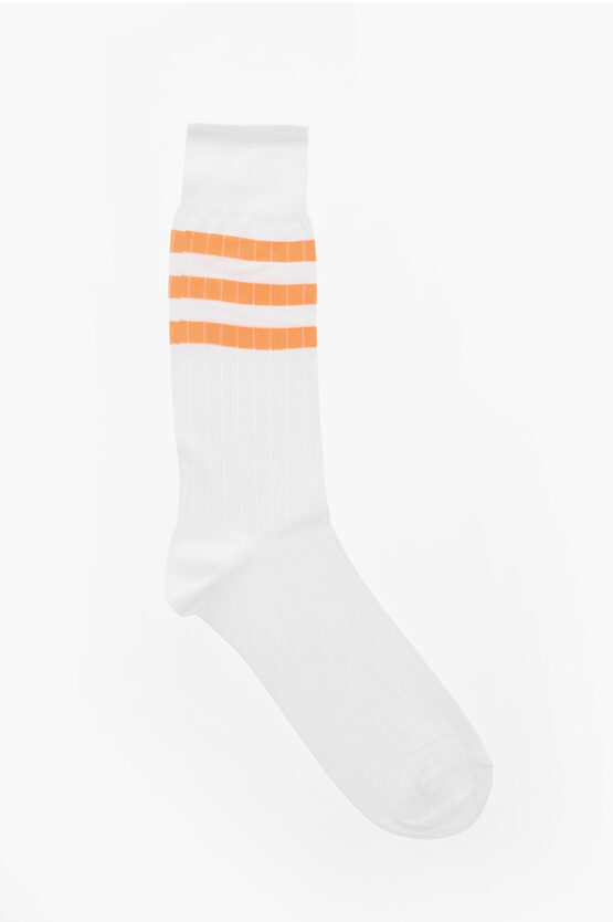 Ribbed Cotton And N…