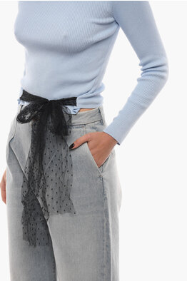Heather Grey Rib Sweater Skirt - FINAL SALE