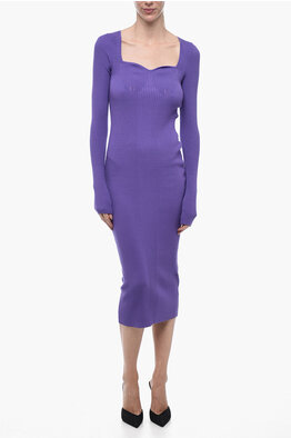 ワンピース Bottega Veneta Embroidered jacquard dress Bottega Veneta Embroidered Jacquard Dress With Open Back In