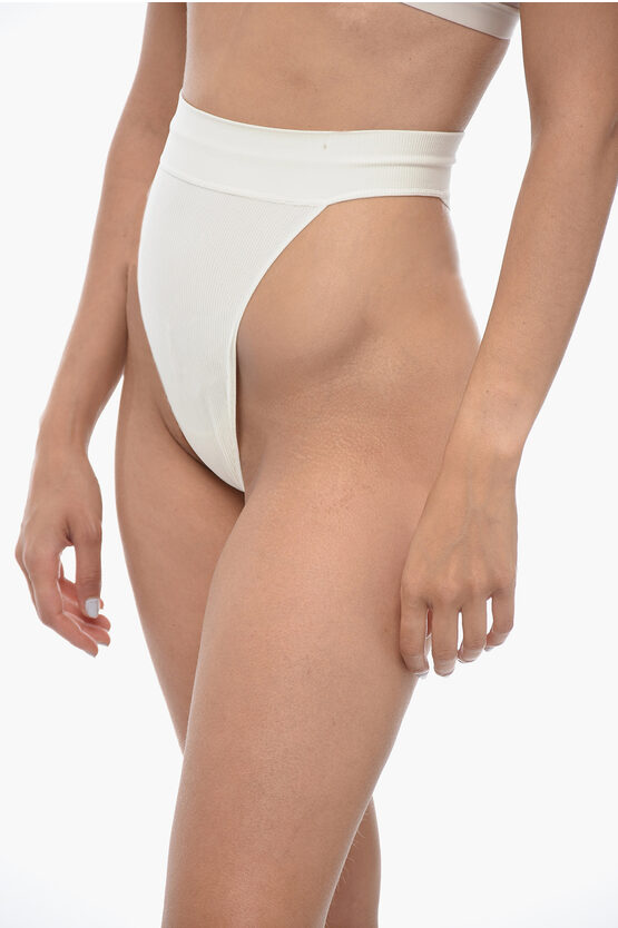 Shop Andreädamo Ribbed High Waisted Thong