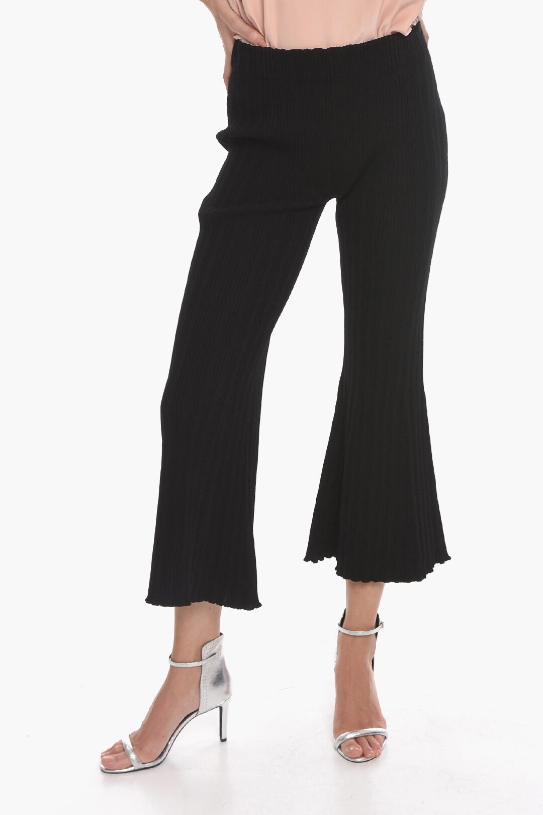 Proenza Schouler Ribbed Knit Flared Pants women - Glamood Outlet