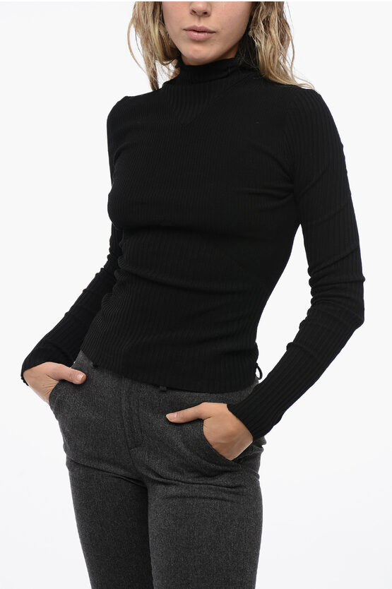 Andreädamo Ribbed Sweater With Hood