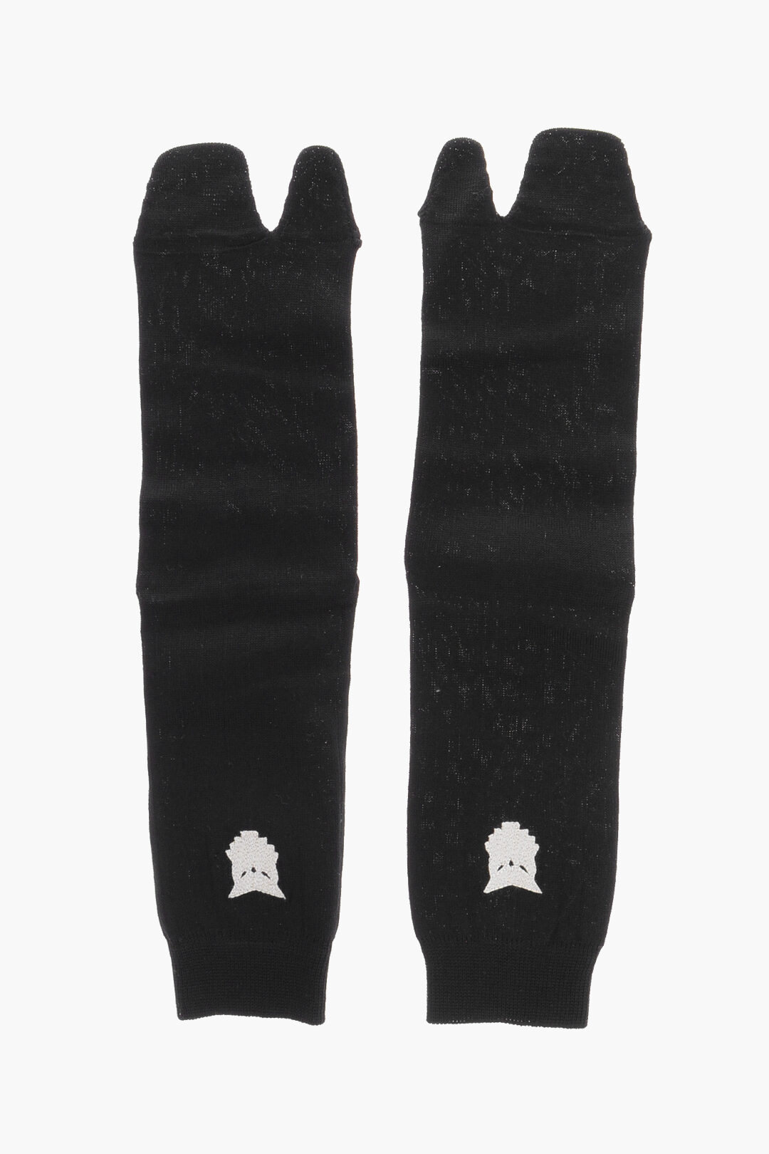 Ribbed TABI Socks with Embroidery