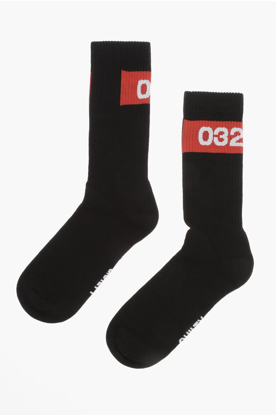 032c Ribbed Tape Long Socks