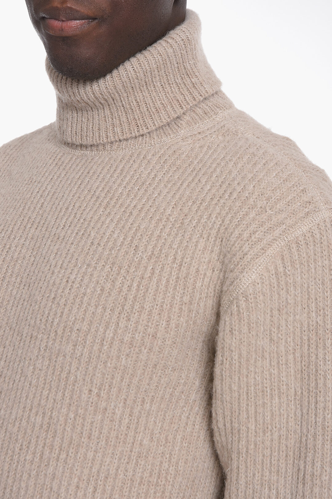 OUR LEGACY Ribbed Turtle-neck SUBMARINE Sweater men - Glamood Outlet