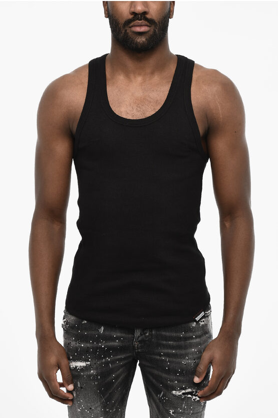 Dsquared2 Ribbed Underwear Tank Top