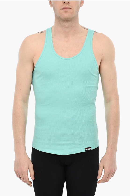 Dsquared2 Ribbed Underwear Tank Top