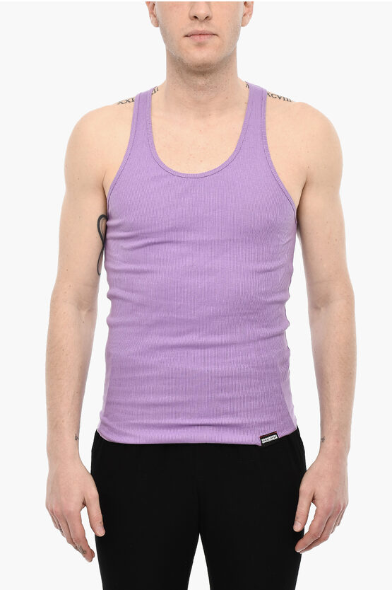 Dsquared2 Ribbed Underwear Tank Top