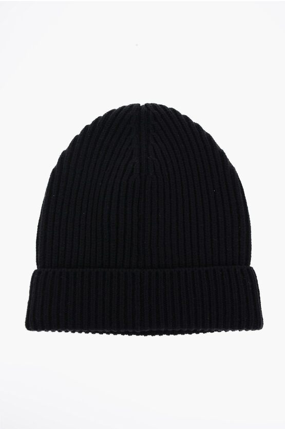 Shop Dolce & Gabbana Ribbed Wool And Cashmere Beanie