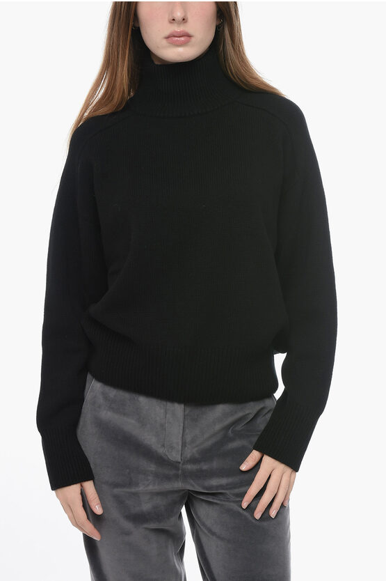 Shop Canada Goose Ribbed Wool Baysville Turtleneck Sweater