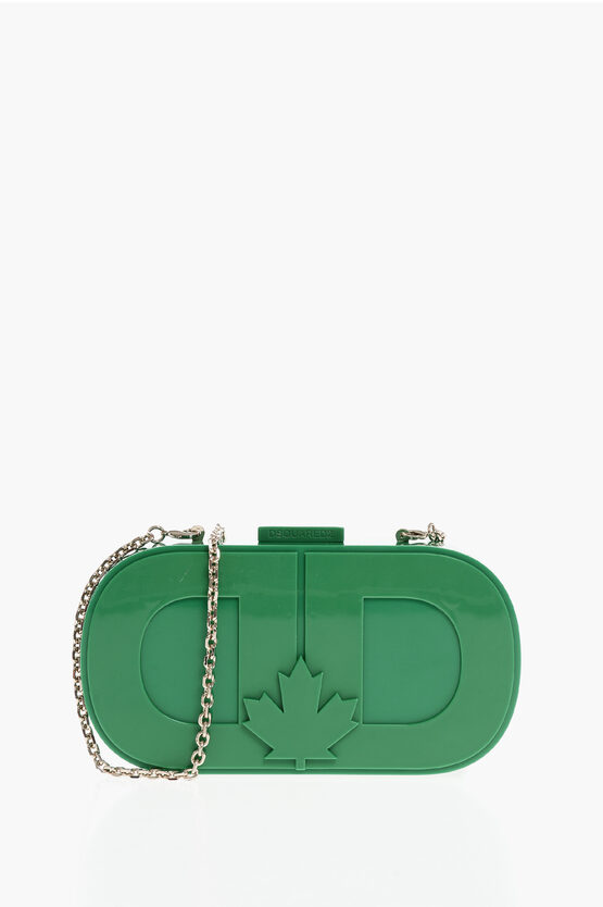 Dsquared2 Rigid Dean & Dan Clutch With Shoulder Chain