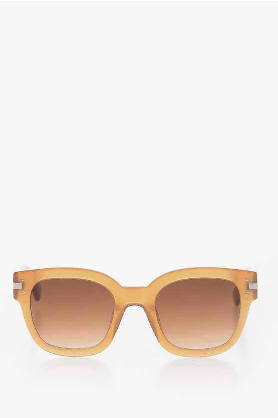 Amiri Rimmed Classic Logo Sunglasses In Brown