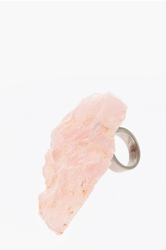 Ring With Quartz De…
