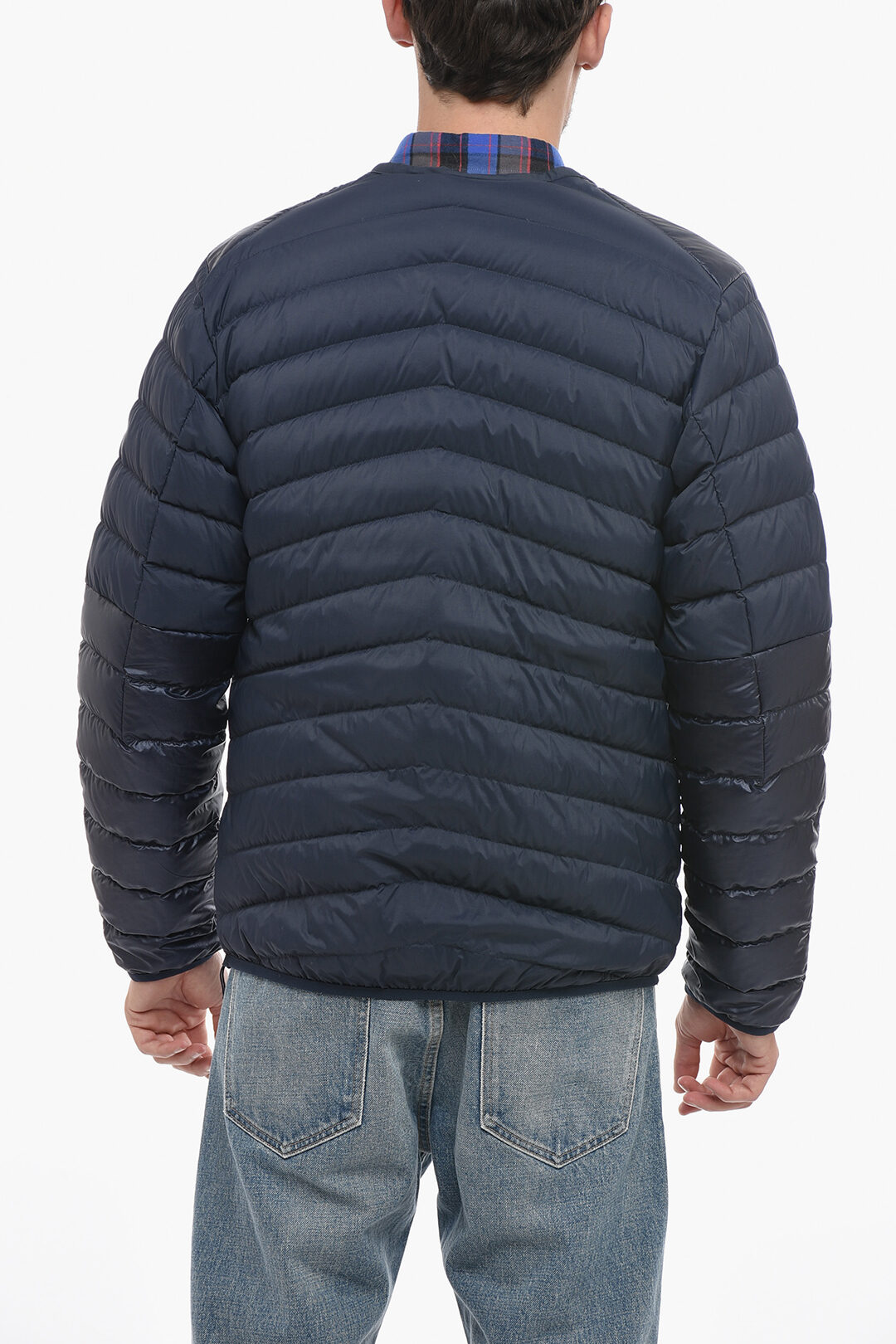 Woolrich Rip Stop Checked TUNDRA Lightweight Down Jacket men - Glamood ...
