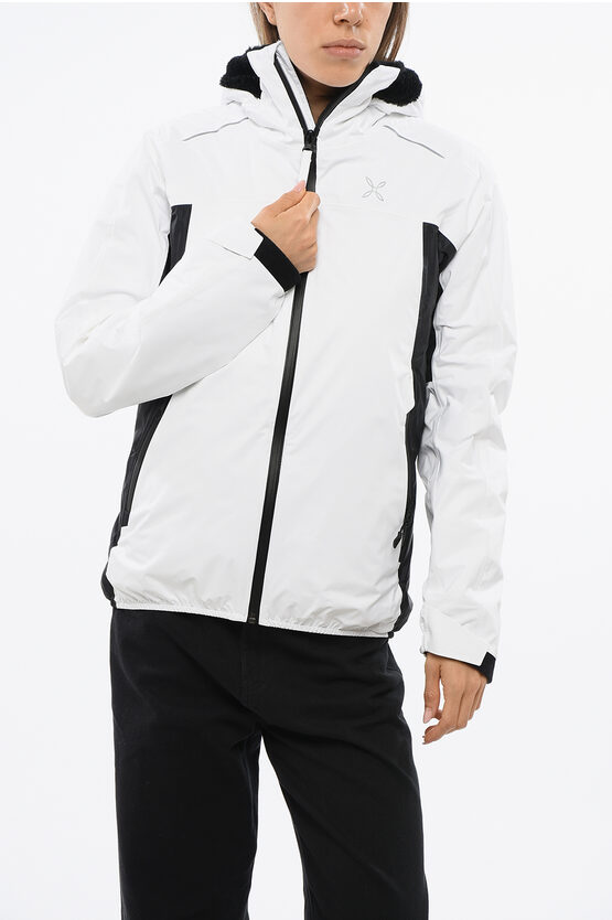 Montura Rip Stop Checked Two-tone Nevis Padded Jacket In White