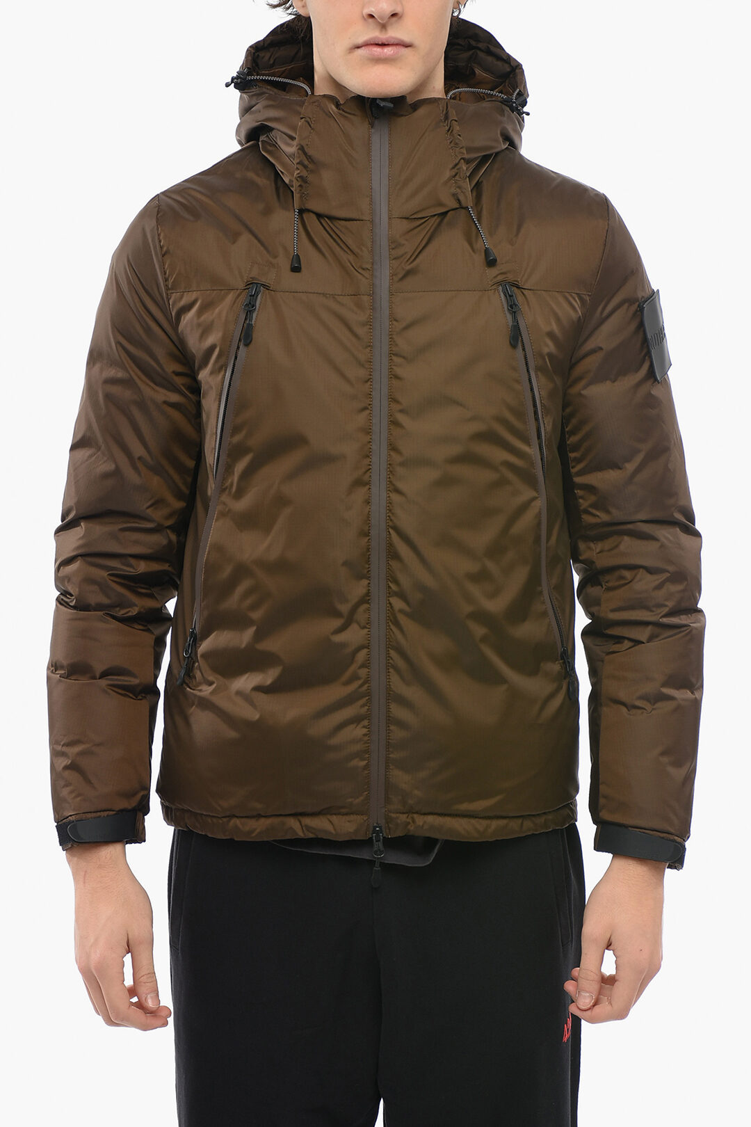 Outhere RIPSTOP Hooded Down Jacket with Pockets herren Glamood