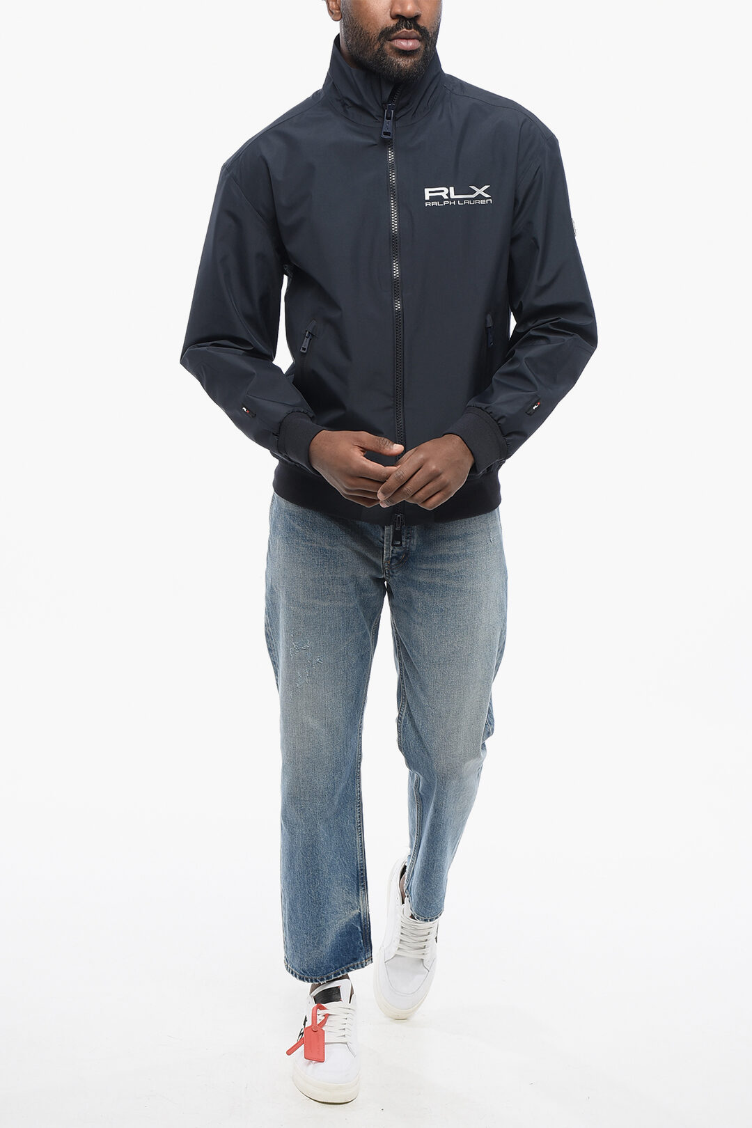 Polo Ralph Lauren RLX67 Tech Nylon Windbreaker with Front