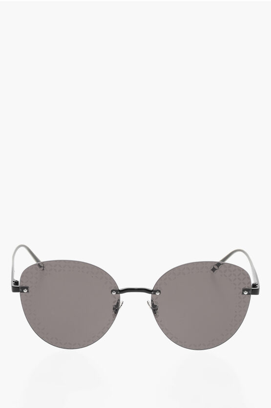 Alaïa Round Lenses Sunglasses In Gray