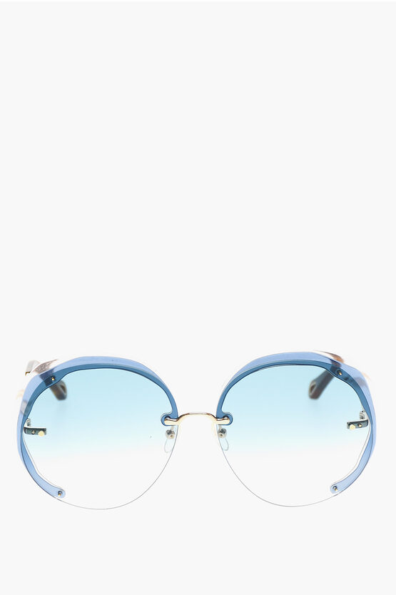 Montature Occhiali Rotonde Alla Moda Donna Montature In Metallo - Foto 10