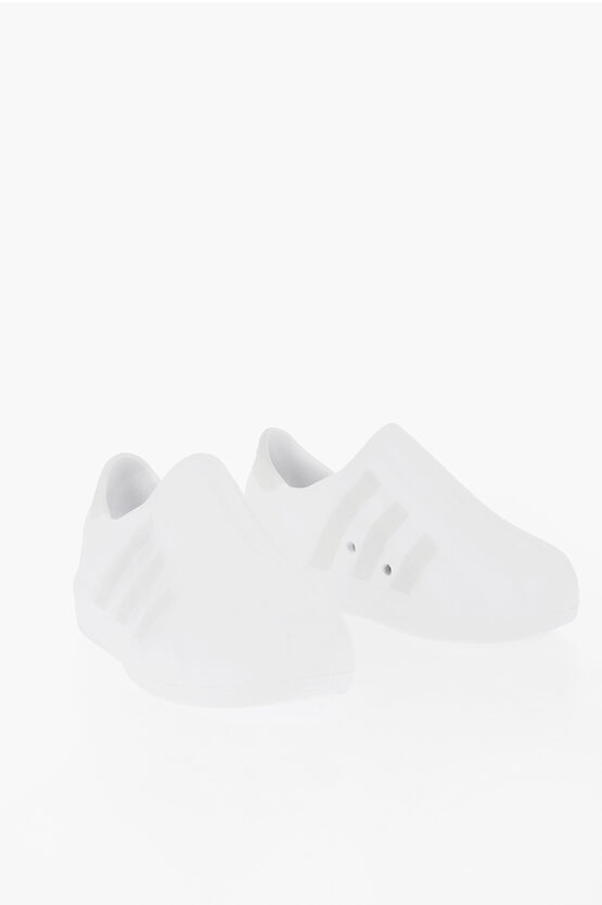 Adidas Originals Rubber Adifom Superstar Slip On Sneakers In White