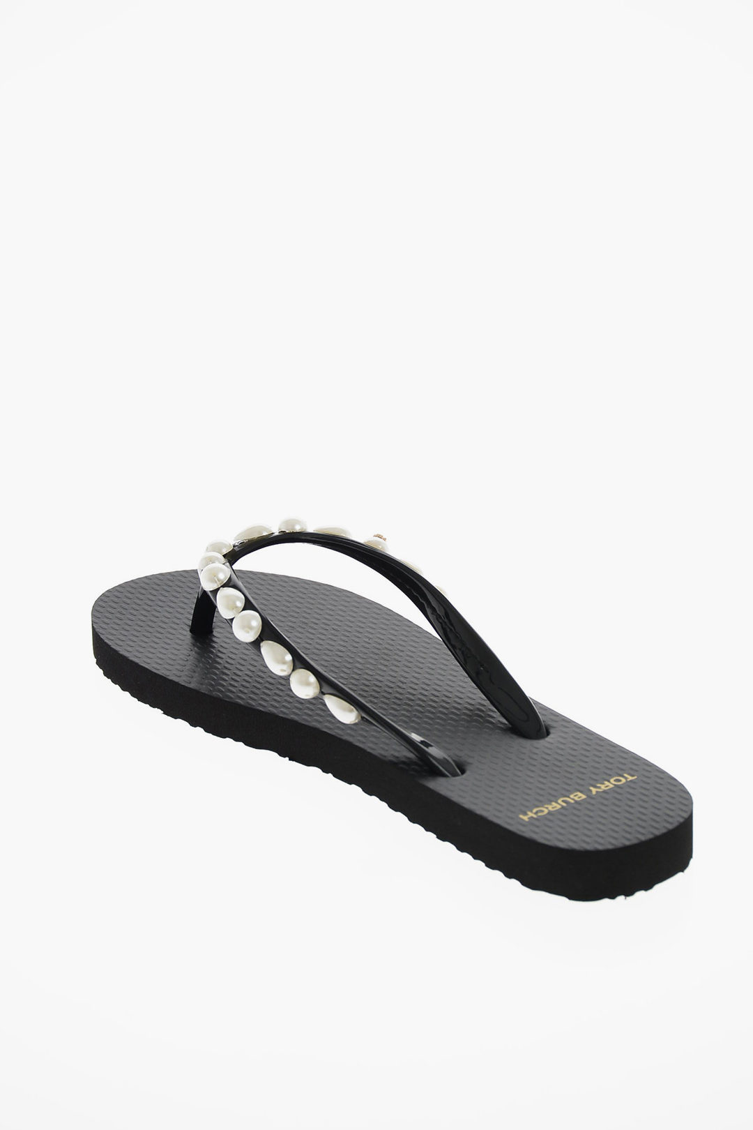 Tory Burch Rubber Flip flops with pearl detail women - Glamood Outlet