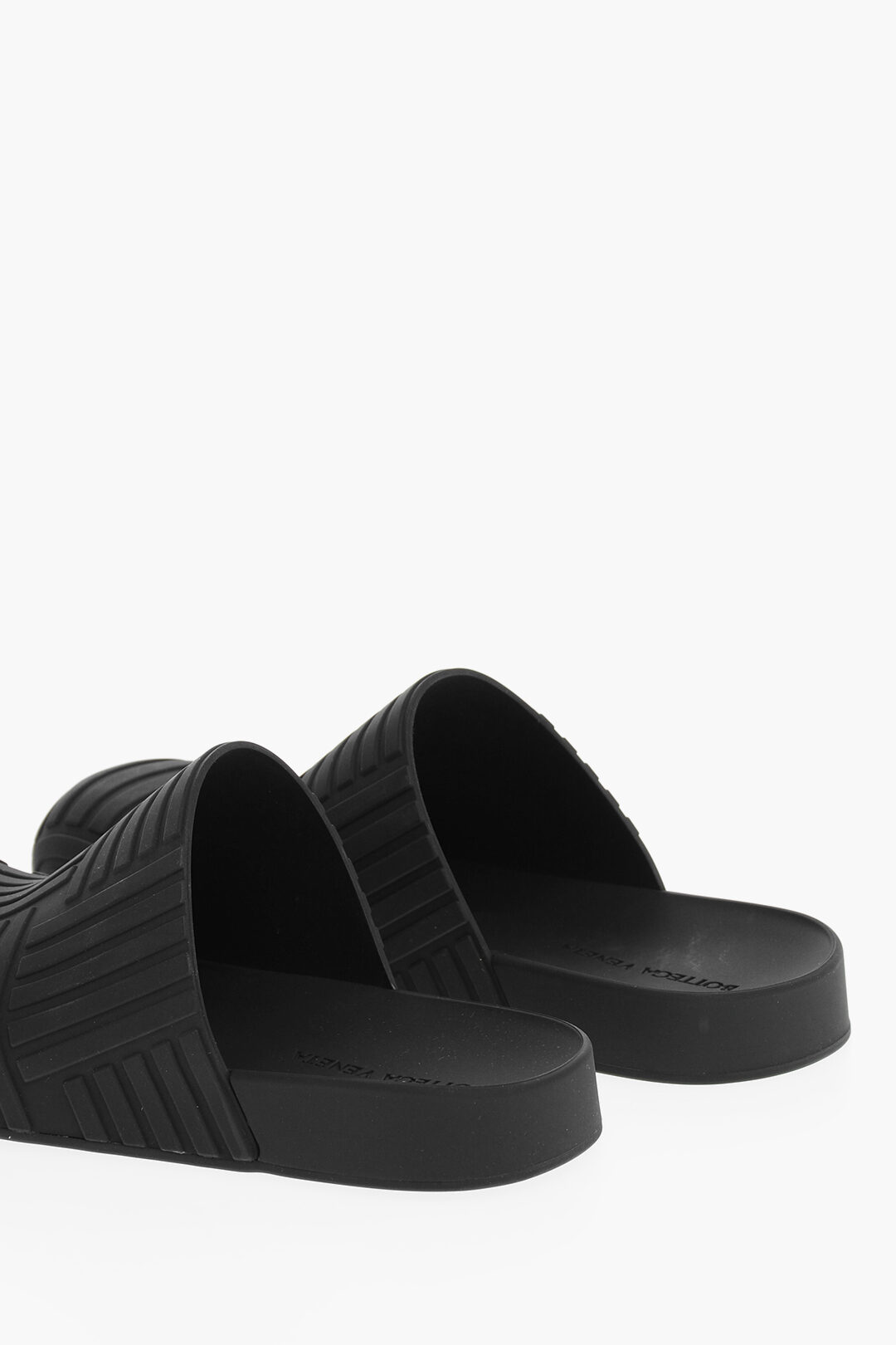 Bottega Veneta Rubber JUTE Mules with Embossed Detail men