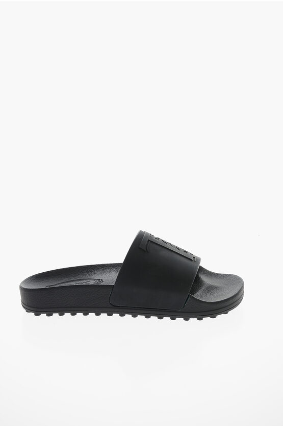 Tod's Rubber Slides with T LION Logo women - Glamood Outlet