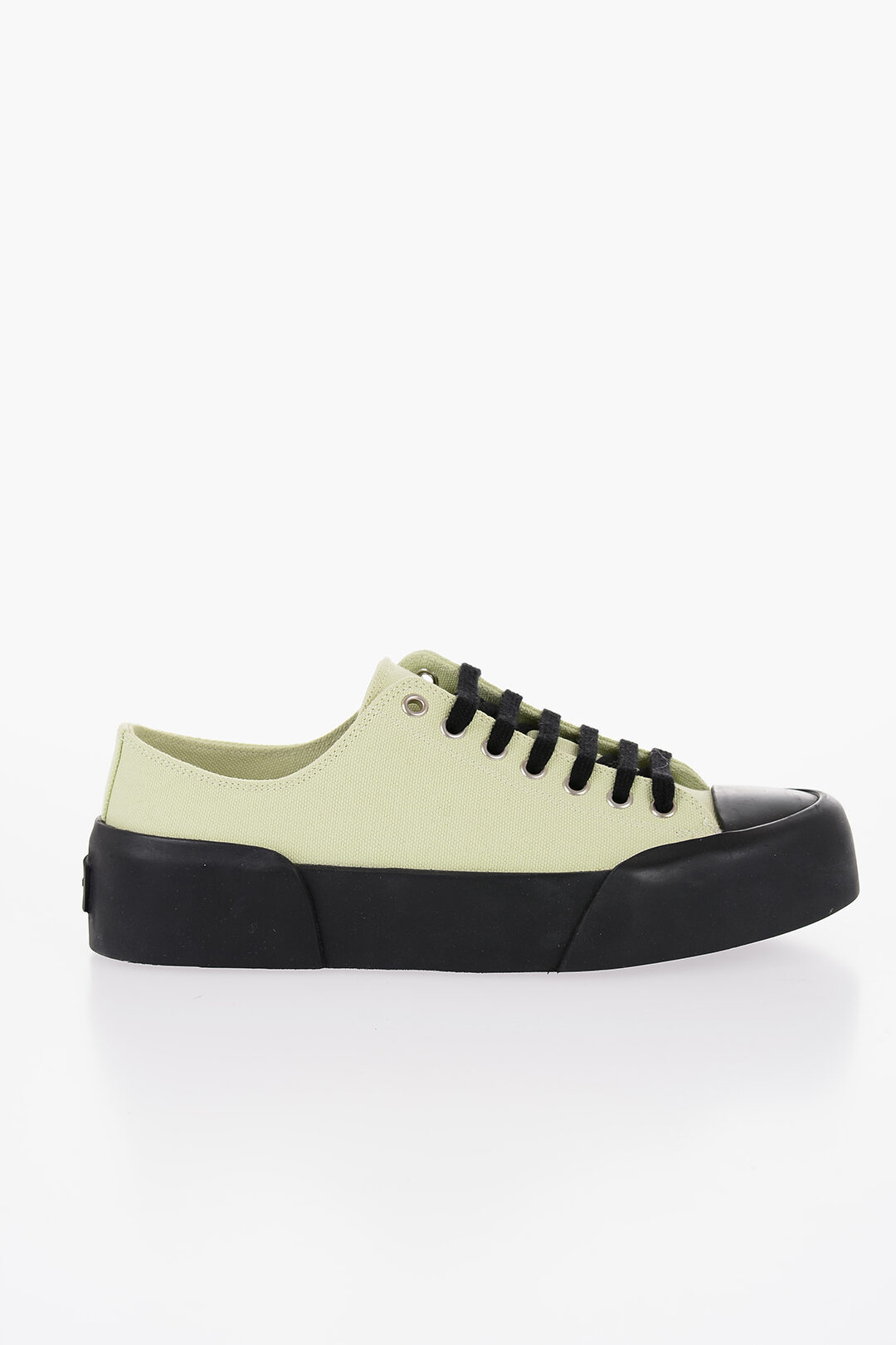 スニーカー Jil Sander LOW LACED SNEAKERS WITH VULCANIZED RUBBER SOLE Jil Sander Low Laced Sneakers With Vulcanized Rubber Sole
